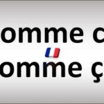 Comme Ca Meaning
