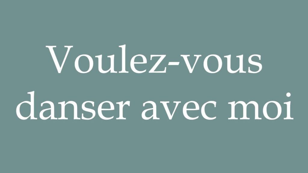 Voulez Vous Meaning