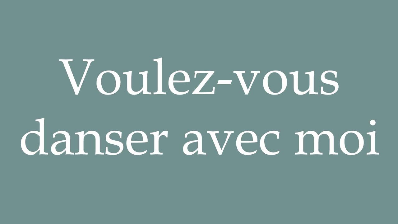 Voulez Vous Meaning