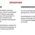 Disembarkation Port Meaning