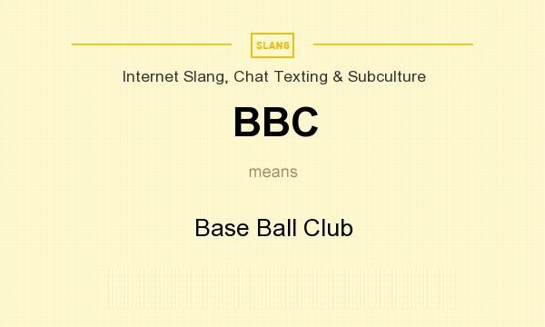 BBC Meaning in Slang