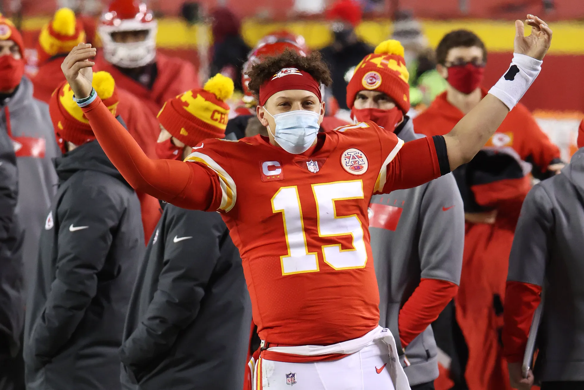 James Gorman and Patrick Mahomes