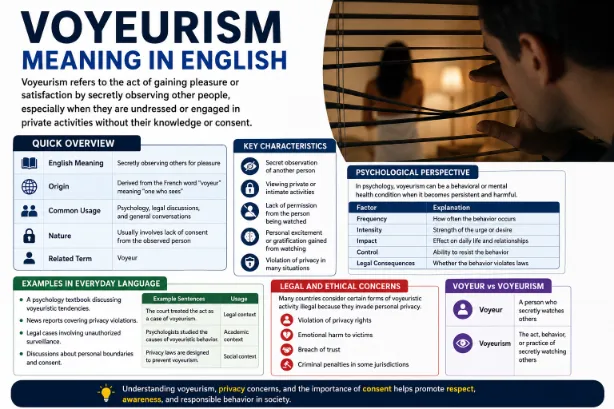 Voyeurism Meaning in English