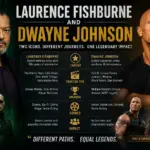Laurence Fishburne and Dwayne Johnson