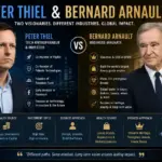 Peter Thiel and Bernard Arnault