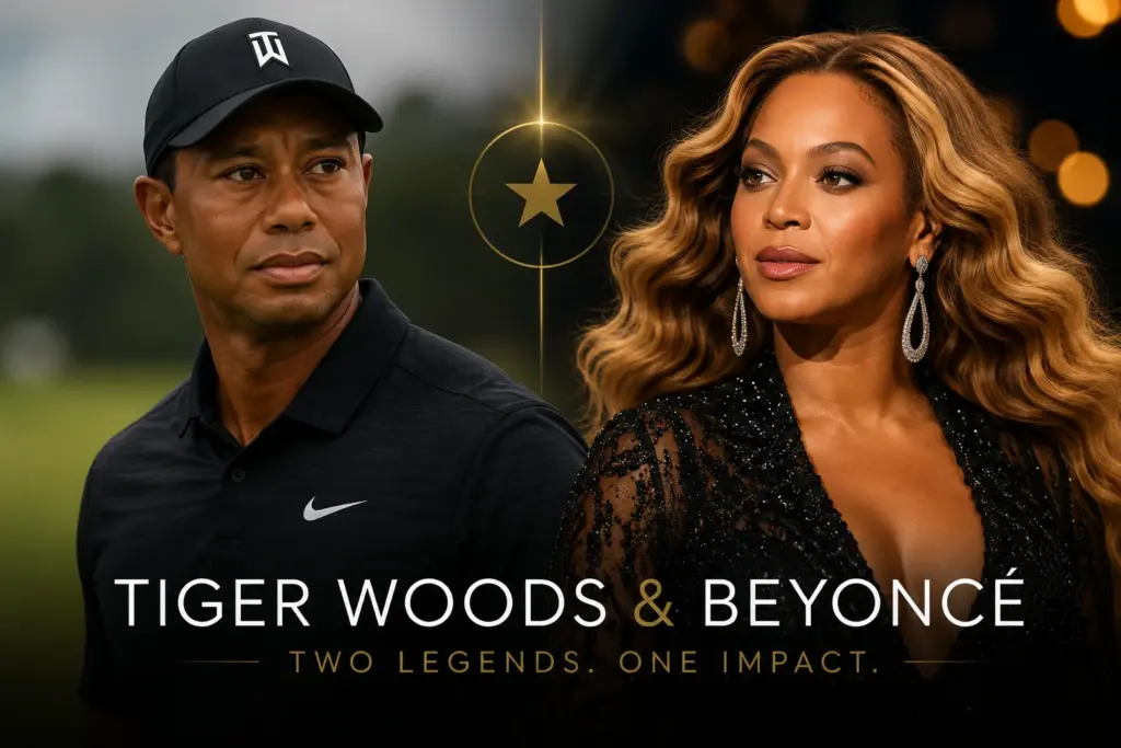 tiger woods and beyonce