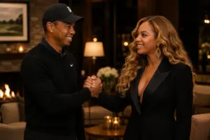 tiger woods and beyonce meeting each other