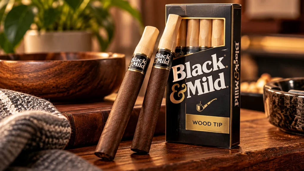 black and mild wood tip
