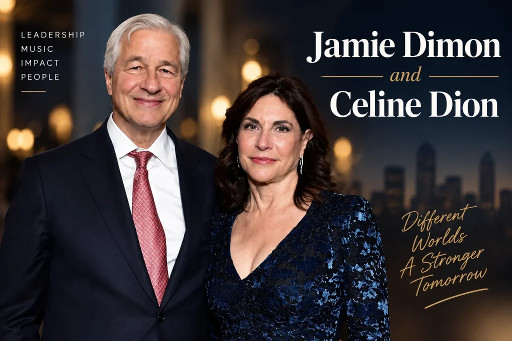 jamie dimon and celine dion